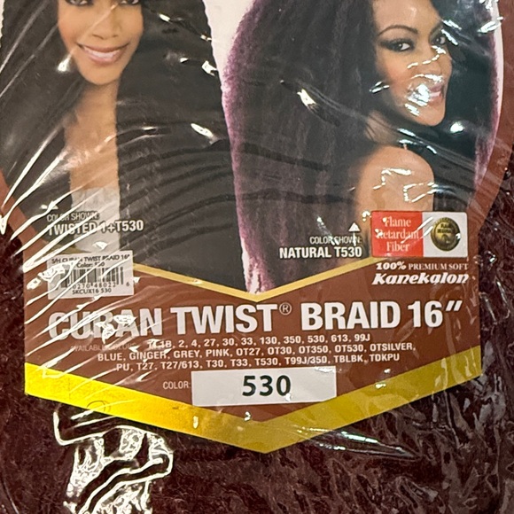 Equal Cuban Twist Hair - Burgundy - Picture 5 of 7